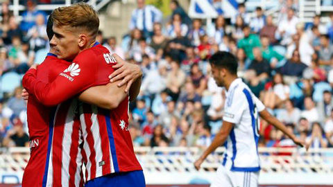 Sociedad 0-2 Atletico: David Moyes rơi vào vòng xoáy chống xuống hạng