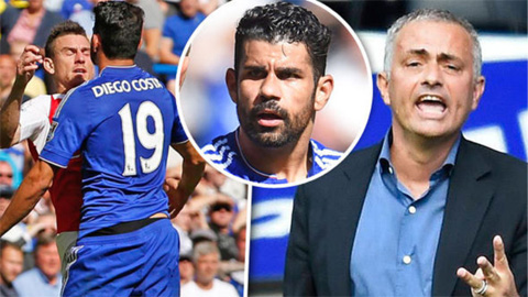 Diego Costa không thay tính đổi nết vì Mourinho