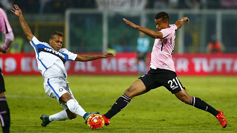 Bóng đá - Bị Palermo cầm hòa 1-1, Inter lỡ cơ hội trở lại ngôi đầu Serie A