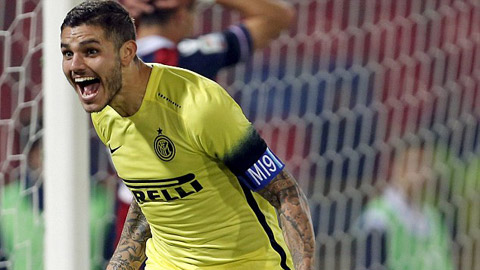 Bologna 0-1 Inter: Icardi giúp Inter tạm chiếm ngôi đầu Serie A