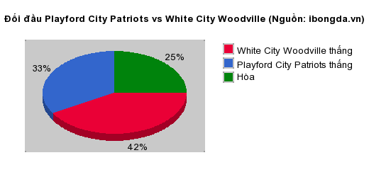 Thống kê đối đầu Playford City Patriots vs White City Woodville